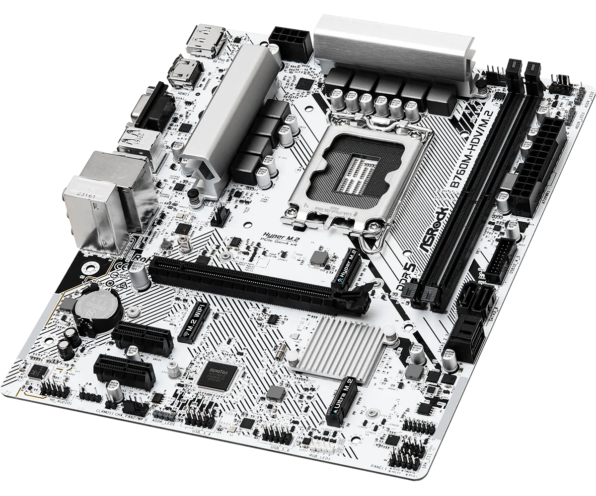 ASRock B760M-HDV M.2 — 3/4
